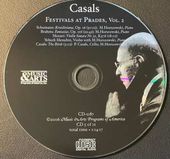 12CD/Set di cofanetti Pablo Casals: Casals Festivals At Prades, Vol. 2 
