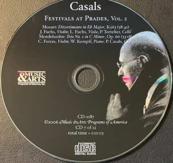 12CD/Set di cofanetti Pablo Casals: Casals Festivals At Prades, Vol. 2 