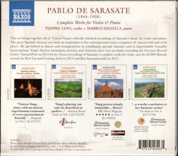 4CD/Set di cofanetti Pablo De Sarasate: Complete Works For Violin & Piano