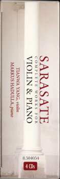 4CD/Set di cofanetti Pablo De Sarasate: Complete Works For Violin & Piano