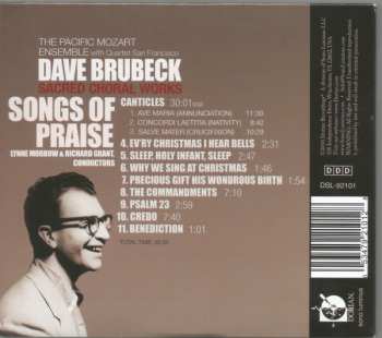 CD Pacific Mozart Ensemble: Dave Brubeck: Songs of Praise / Sacred Choral Works