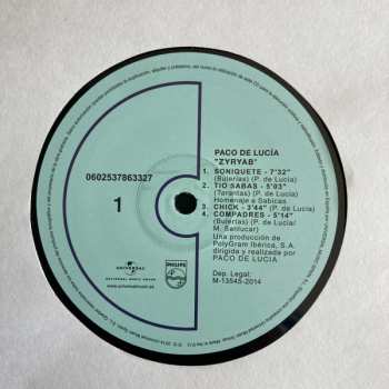 LP Paco De Lucía: Zyryab