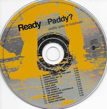 CD Paddy Goes To Holyhead: Ready For Paddy?