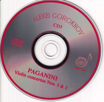 3CD Niccolò Paganini: Six Violin Concertos