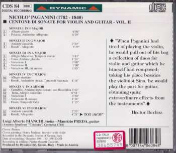 3CD/Set di cofanetti Niccolò Paganini: Centone Di Sonate For Violin And Guitar - Complete Edition