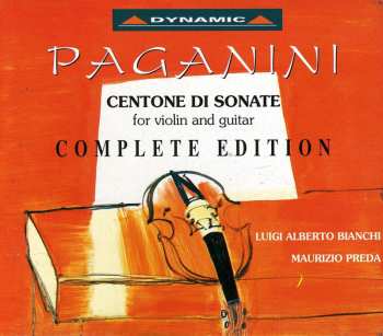 3CD/Set di cofanetti Niccolò Paganini: Centone Di Sonate For Violin And Guitar - Complete Edition