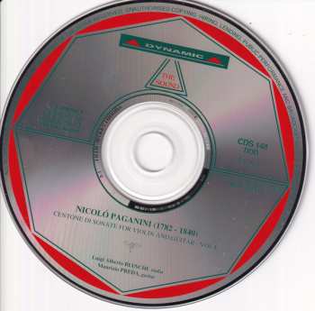 3CD/Set di cofanetti Niccolò Paganini: Centone Di Sonate For Violin And Guitar - Complete Edition