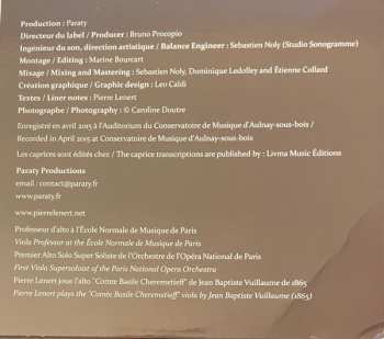 2CD Niccolò Paganini: Complete Caprices Transcribed For Viola