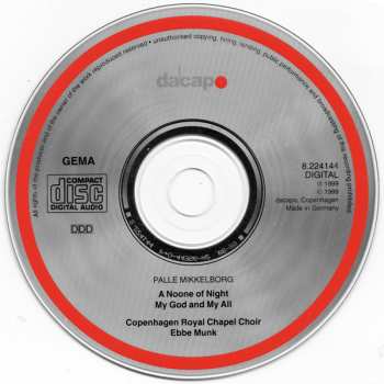 CD Palle Mikkelborg: A Noone Of Night - My God And My All