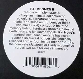 2CD Palmbomen: Memories Of Cindy