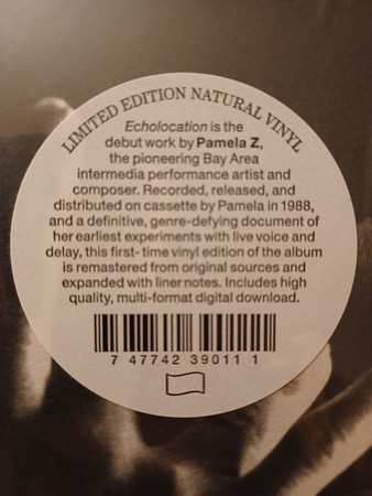 LP Pamela Z: Echolocation LTD