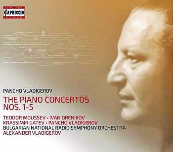 3CD Pancho Vladigerov: Piano Concertos Nos. 1-5 / 5 Silhouettes, Op. 66