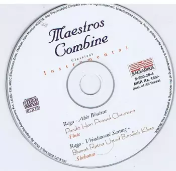 Hariprasad Chaurasia: Raga - Ahir Bhairav / Vrindawani Sarang