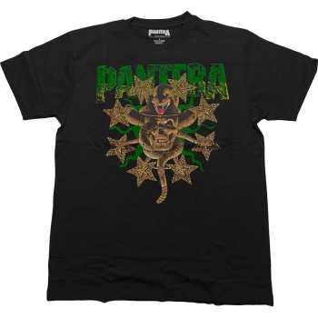 Merch Pantera: Embellished Maglietta Skull & Snake