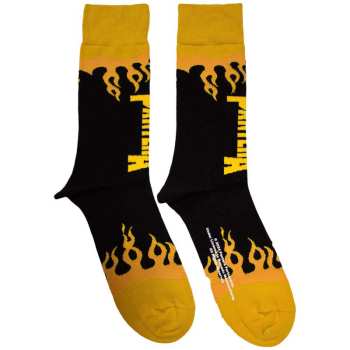 Merce Pantera: Pantera Unisex Ankle Socks: Flame (black) (uk Size 4 - 7) 36 - 42