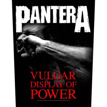 Applicazione sulla schiena Vulgar Display Of Power 