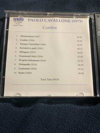 CD/DVD Paolo Cavallone: Confini