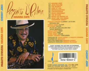 CD Paquito D'Rivera: Havana Cafe