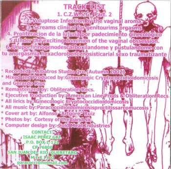 CD Butcher ABC: Paracoccidioidomicosisproctitissarcomucosis / Butcher ABC