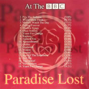 CD Paradise Lost: At The BBC