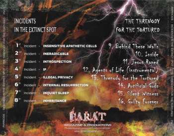CD Parricide: Incidents In The Extinct Spot / The Threnody For The Tortured