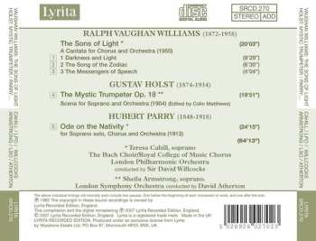 CD The London Symphony Orchestra: Parry: Ode On The Nativity / Holst: The Mystic Trumpeter / Vaughan Williams: The Sons Of Light