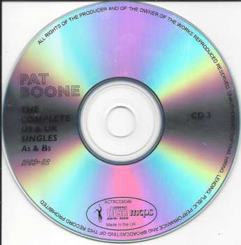 3CD Pat Boone: The Complete US & UK Singles As & Bs 1953-62