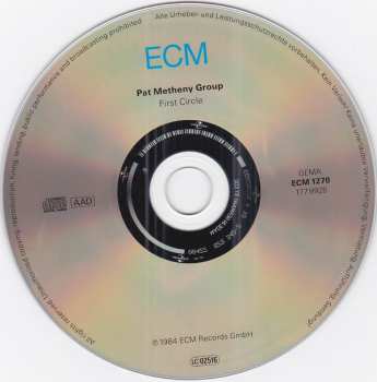 CD Pat Metheny Group: First Circle