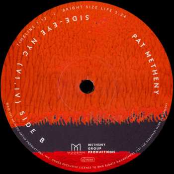 2LP Pat Metheny: Side Eye NYC V1.IV