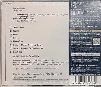CD Pat Metheny: Watercolors LTD