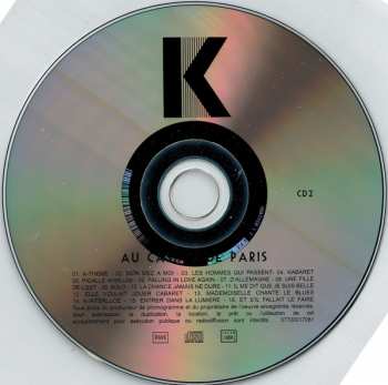 2CD Patricia Kaas: Kabaret (En Studio Et Sur Scène)