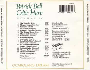 CD Patrick Ball: Celtic Harp, Volume IV: O'Carolan's Dream