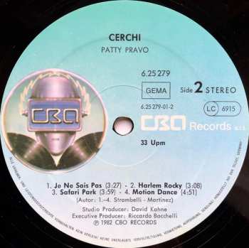 LP Patty Pravo: Cerchi