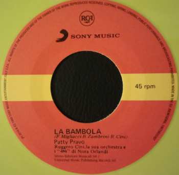 SP Patty Pravo: La Bambola CLR