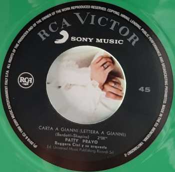 5SP Patty Pravo: Tu Mi Fai Girar... I Singoli 1968 CLR