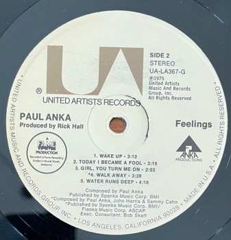 LP Paul Anka: Feelings