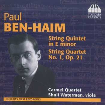 CD Paul Ben-Haim: Chamber Music For Strings