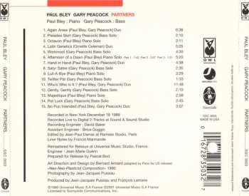 CD Gary Peacock: Partners