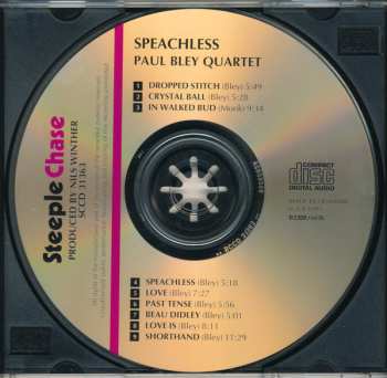 CD Paul Bley Quartet: Speachless