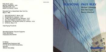 CD Paul Bley: Rejoicing
