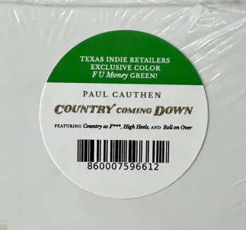LP Paul Cauthen: Country Coming Down CLR | LTD