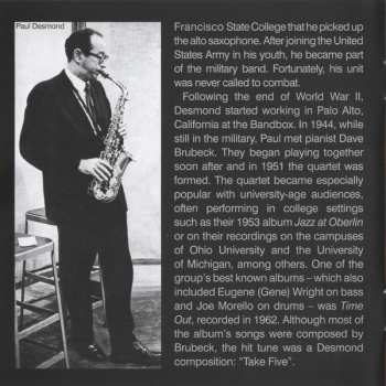 4CD/Set di cofanetti Paul Desmond Jim Hall Quartet: Complete Recordings
