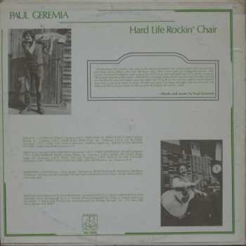 CD Paul Geremia: Hard Life Rockin' Chair