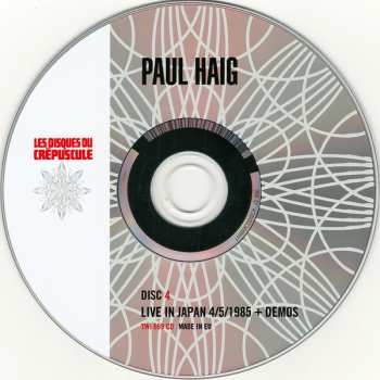 4CD/Set di cofanetti Paul Haig: The Warp Of Pure Fun