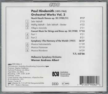 6CD/Set di cofanetti Paul Hindemith: Complete Orchestral Works