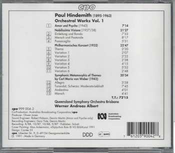 6CD/Set di cofanetti Paul Hindemith: Complete Orchestral Works