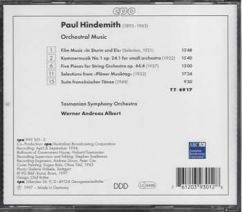 5CD/Set di cofanetti Paul Hindemith: Complete Orchestral Works 2