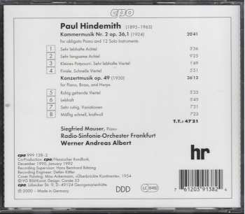 5CD/Set di cofanetti Paul Hindemith: Complete Orchestral Works 2