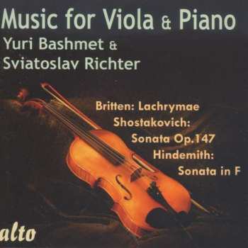 CD Paul Hindemith: Music For Viola & Piano