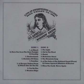 2CD Paul Kantner's Wooden Ships: Live At Sweetwater Saloon